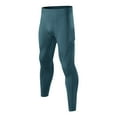 thumbnail image 3 of TINZ Mens Tight Fitness Running Stretch Basketball Base Training Compression Pants Fitness Pants Rave Clothes Guys Mens Slim Fit Sweats, 3 of 9