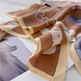 thumbnail image 3 of Herbert 100% Mulberry Silk Scarf | 180x65cm Hand-Printed Shawl | Ultra-Light 45g Wrap,180x65cm,Brown Gray, 3 of 5