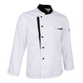 thumbnail image 3 of Chaqueta Chaqueta Baker Ropa Chaqueta de Trabajo Manga Larga Chef Gastronomía Blanco Zulema chaqueta de chef hombres uniformes mujeres, 3 of 8