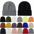 thumbnail image 5 of Falari Men Women Knitted Skully Beanie Hat Ski Cap Plain Solid Color Warm Great for Winter Khaki, 5 of 7