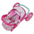 thumbnail image 3 of Baby Alive: Doll Jogging Stroller - Pink & Rainbow - Fits Dolls Up to 24",  Pretend Play For Kids Ages 3+, 3 of 7