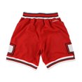 thumbnail image 2 of Mitchell & Ness Mens Nice Kicks Athletic Workout Shorts, Red, Large, 2 of 2