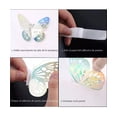 thumbnail image 5 of Decoración Mariposas,3d Pared Colore Metálicos Hueco PLATA LASER, 5 of 5