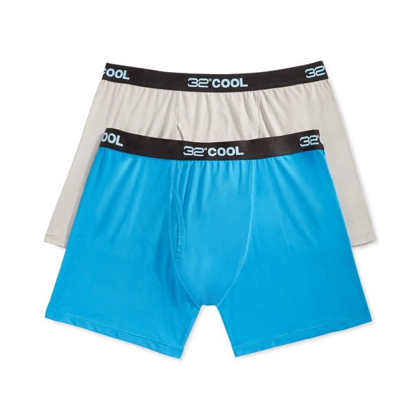 Pack de 2 bóxers resistentes a la intemperie para hombre, multicolor, grande Weatherproof boxeadores