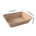thumbnail image 2 of Disposable cat litter box 3 pack, biodegradable paper litter tray for cats,hamster, guinea pig,mice,small animals,travel friendly,sturdy leak resistant design,large size 16 x 12.59 x 4 inches, brown, 2 of 5