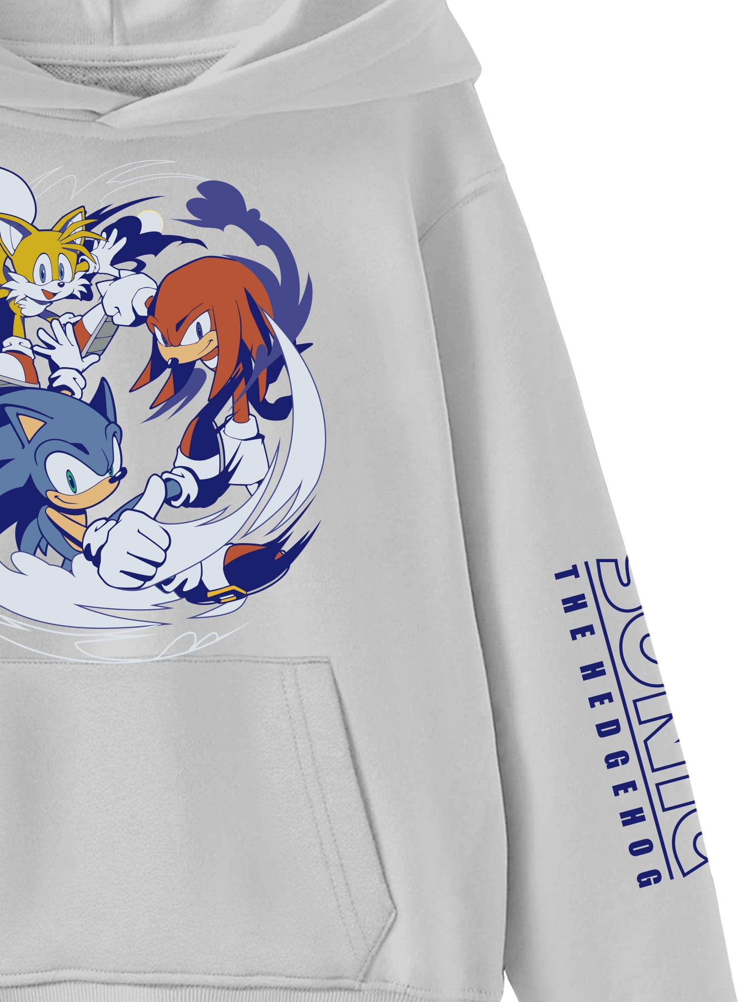 Sonic DS, Boys Graphic Print Long Sleeve Hoodie, Sizes 4-18