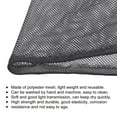 thumbnail image 3 of Uxcell 59" Mesh Fabric Slightly Stretchy for Backpack Pocket,Netting Bags, Clothes Net Light Black 2 Yard, 3 of 6