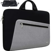 15.6 Inch Laptop Case Sleeve, Slim Durable Notebook Computer Protection Case Business Briefcase Handle Bag Compatible