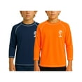 thumbnail image 6 of iXtreme Boys Rash Guard - 2 Pack Quick Dry UPF 50+ Sun Protection Long Sleeve Swim Shirt (8-18), 6 of 6