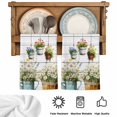 thumbnail image 5 of Spring Daisy Kitchen Towels Set of 2, Country Botanical Floral Wooden Grain Absorbent Dish Towels for Kitchen, Microfiber Hand Towel, Quick Drying Tea Towel for Cleaning Decorative Dishcloths, 5 of 7