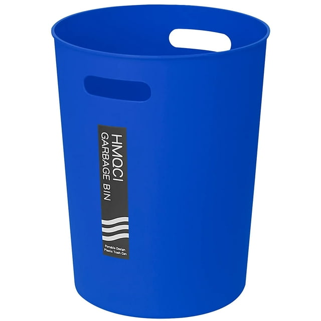 VOGRYE Small Trash Can Round Plastic Wastebasket, Garbage Container Bin