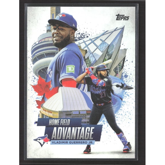 2025 Topps Home Field Advantage #HA-38 Vladimir Guerrero Jr. Toronto Blue Jays Baseball Card Toronto Blue Jays MLB Baseball Trading Card