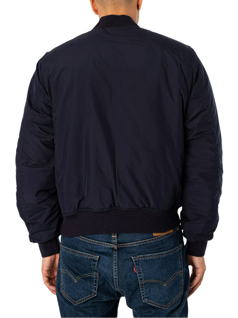 Lacoste Reversible Quilted Taffeta Bomber Jacket, Multicoloured