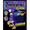 thumbnail image 2 of Men's Darkwing Duck The Terror That Flaps In The Night Comic Cover  Graphic Tee Black Large, 2 of 5