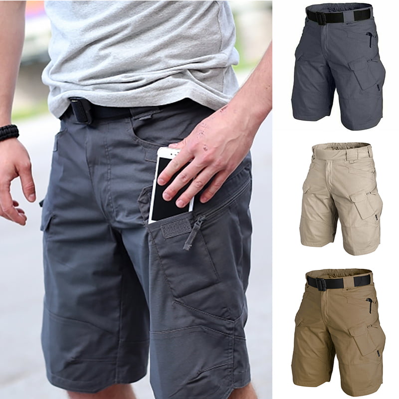 Quick Dry Breathable 2021 Upgraded Waterproof Tactical Shorts Hiking Relaxed Fit Mens Cargo Shorts 
