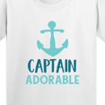 thumbnail image 4 of Inktastic Captain Adorable, Boat Anchor, Sailor, Sailing Youth T-Shirt, 4 of 5