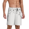 thumbnail image 2 of Fotbe Dandelion Blowing In The Wind Pajama Shorts for Men, Men's Pajama Bottoms, Sleepwear,Short Pajama Pants-Large, 2 of 9