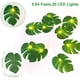 thumbnail image 4 of Cadena de luces LED de 2 m con hojas verdes, decoración de luces, cadena de 10 luces LED, 4 of 4