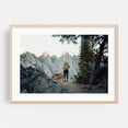thumbnail image 2 of Idaho Backpacking - Stanley Idaho Photography Mountain Wilderness Dog Nature Scenic Forest Unframed Wall Art Print 20 x 28 inches, 2 of 7