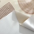 thumbnail image 3 of nappe Rectangulaire 137x180cm Nappe Beige En Pvc Anti-tache, Nappe Fte Nol Impermable Facile Nettoyer, Linge De Table Plastique En Motifs Gomtriq, 3 of 5