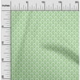 thumbnail image 2 of oneOone Georgette Viscose Pear Green Fabric Geometrical Craft Projects Decor Fabric Printed By The Yard 42 Inch Wide, 2 of 5