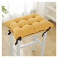 thumbnail image 1 of Cojines rectangulares for silla, asiento for taburete de bar, cojín con lazos, cojín antideslizante grueso for silla, 1 of 6