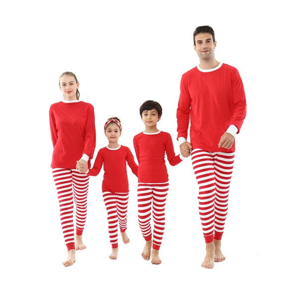 Coolred-Women Print Christmas 2-Piece Stripes Leisure Patched Sweatsuit Set