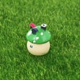 thumbnail image 4 of Micropaisaje decorativo de casa de hongos, miniaturas, terrario, mini casa, decoración DIY, encantadores adornos de musgo con forma de hongo, accesorios (verde), 4 of 7