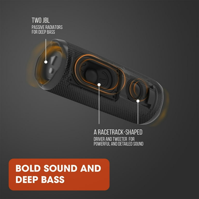 JBL-Flip 6 - Waterproof Portable Bluetooth Speaker, Powerful Sound and deep  bass, IPX7 Waterproof, 12 Hours of Playtime with Megen Hardshell Case 