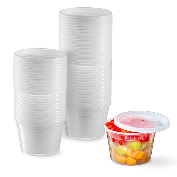 64 Oz Plastic Containers Lids