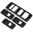 thumbnail image 2 of Window Lift Button Frame Window Switch Cover Car Interior Decoration 4pcs Window Switch Button Panel Cover Trim Piano Black Fits For Land Rover Discovery 5 2017-2020, 2 of 8