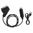 thumbnail image 1 of SCART to HD Multimedia Interface Converter HD 1080P SCART to HD Multimedia Interface Adapter Cable for Sound Video DC 5V, 1 of 4