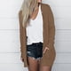 thumbnail image 1 of ICHUANYI Clearance Women's Color Long Sleeve Casual Tops Blouse With Pocket And Button Cardigan(Khaki, L) ICHUANYI WER2023081007553, 1 of 6