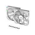 thumbnail image 2 of CORSAIR RS140 ARGB PWM 140mm Fans Dual Pack - White - Simplified Control - Daisy-Chain 4-Pin PWM and +5V ARGB Connections - Concentrated AirGuide Cooling - Magnetic Dome Bearing, 2 of 12