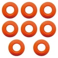 thumbnail image 3 of S SERENABLE 8 Pieces Kayak Paddle Drip Rings PVC Guards for Canoe Boating Rafting Orange, 3 of 9