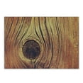 thumbnail image 1 of Rustic Cutting Board, Life Tree Concept with Divided Core Macro Circles Habitat Natural Wonder Growth Photo, Decorative Tempered Glass Cutting and Serving Board, Small Size, Brown, by Ambesonne, 1 of 1