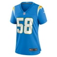 thumbnail image 2 of Women's Nike Tae Crowder Powder Blue Los Angeles Chargers Team Game Jersey, 2 of 3
