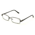 thumbnail image 4 of Men Metal Rectangle Computer Reading Glasses - Reduce fatigue, strain, & dry eye reader, 4 of 7