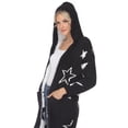 thumbnail image 6 of White Mark Women's Long Sleeve Star Hooded Cardigan, 6 of 7