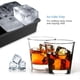 thumbnail image 4 of Molde para hacer hielo con rejilla de hielo, negro, 6 rejillas cuadradas, 4 of 5