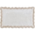 thumbnail image 5 of Cotton Scalloped Bathmat with Antiskid 20"x32" Beige – 100% Cotton Scalloped Bath Mat, Anti‑Skid, Soft & Absorbent Bathroom Rug for Shower, Tub & Entryway, 5 of 5