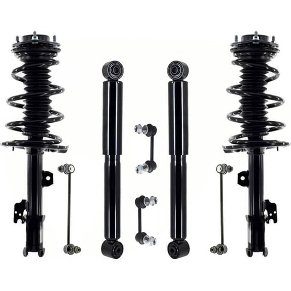 Front Complete Struts Rear Shocks & Links For 2014-2019 Toyota Highlander 2.7L