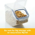 thumbnail image 2 of LocknLock 21-Cup Easy Essentials Plastic Rectangular Food Storage Container with Flip Lid, Clear, 2 of 8
