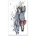 thumbnail image 2 of Design Art - Funny Zebra Watercolor, 2 of 3