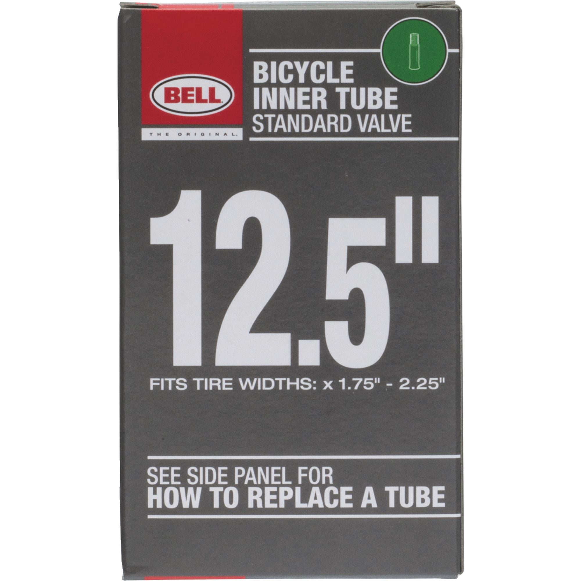 Bell Standard Bicycle Inner Tubes for Kids Bike 12.5"x1.75-2.25" Schrader 