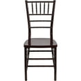 thumbnail image 5 of Wubio Pewter Resin Stacking Chiavari Chair 18.5"D x 15.75"W x 36.5"H-Mahogany, 5 of 11
