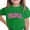 Green, variant on Girls Summer Short Sleeve Tops Print Sweet Lightweight Crew Neck Tee Shirts for Outdoor Use 3-15 Years