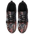 thumbnail image 2 of Cow Cattle Farm American Flag Us Running Shoes Sneakers Mesh Black Size 12, 2 of 5