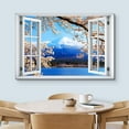 thumbnail image 3 of wall26 Canvas Print Wall Art Window View Japanese Sakura Cherry Blossom Mt. Fuji Wilderness Nature Photography Realism Scenic Landscape Colorful Multicolor for Living Room, Bedroom, Office - 16x24, 3 of 5
