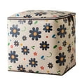 thumbnail image 2 of KOYPTL Wardrobe Storage Box with Dual Zippers,Large Capacity Household Washable Organizer for Loading Quilt Bedding Pillows Clothes Duvet Blankets Baby Toys Storage Container Finishing Folding Basket, 2 of 9